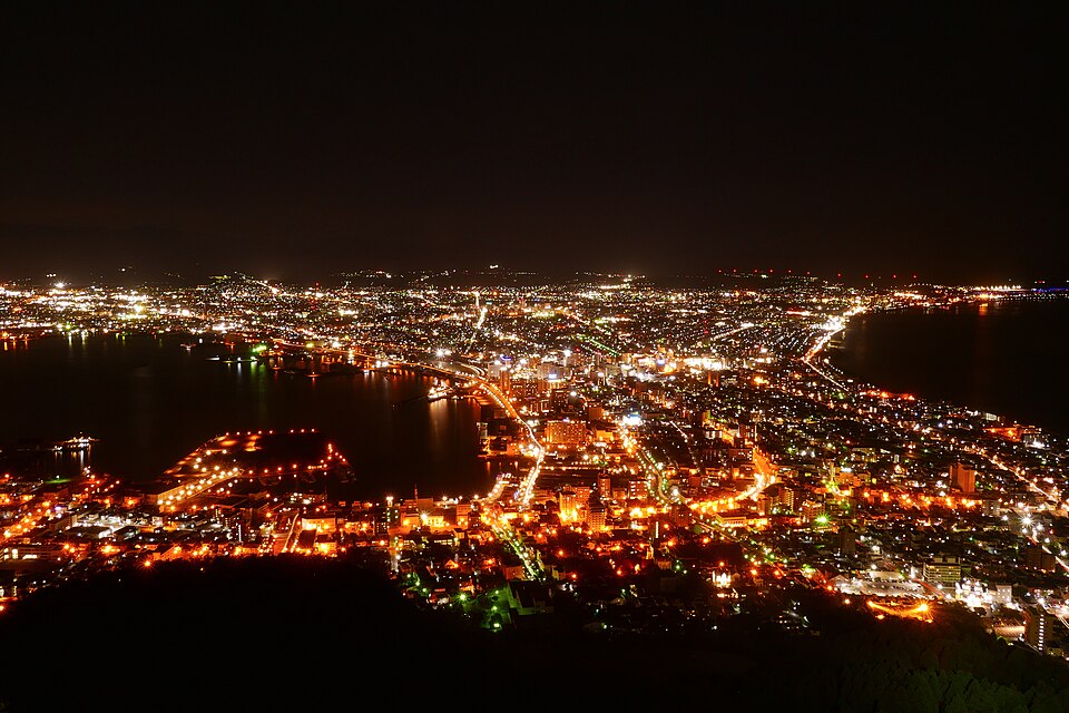 函館山から望む日本三大夜景