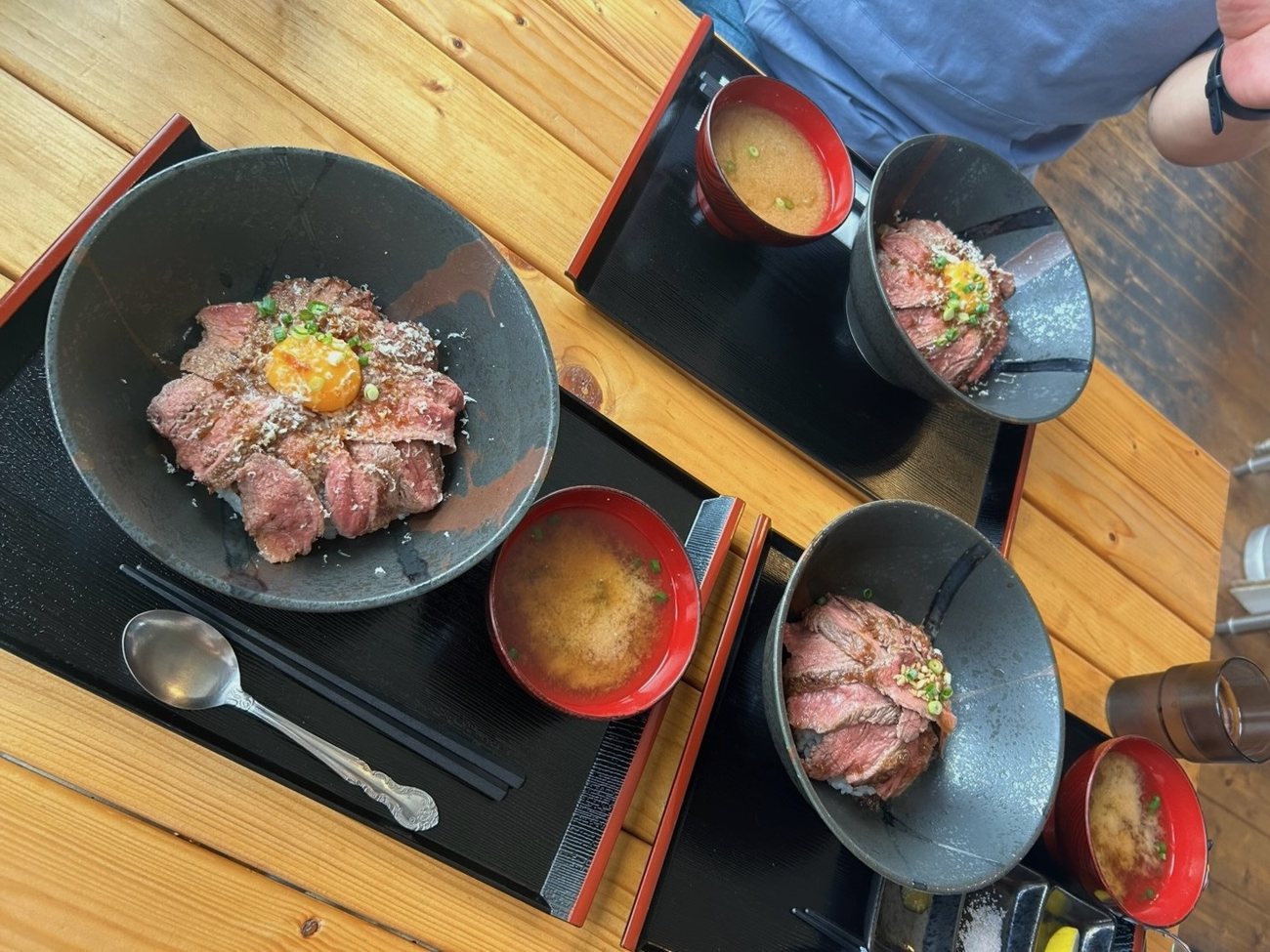 北海道牛のステーキ丼